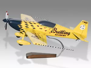Mudry Cap 232 Breitling Academy madera maciza de caoba modelo de exhibición artesanal - Imagen 1 de 12