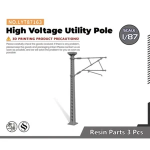 1/87 High Voltage Utility Pole For Model Railroads Display - Picture 1 of 2