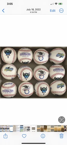 MARCH 31, 1998 TAMPA BAY DEVIL RAYS INAUGURAL GAME COMMEMORATIVE BASEBALL Cover