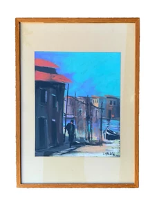 Mid-20th Century Original Pastel Painting by Tedde Rhodin 1960s - Picture 1 of 8