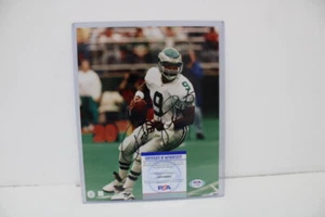 Philadelphia EAGLES RODNEY PEETE anni 90 FIRMATO 8x10 PSA DNA autentico - Foto 1 di 7