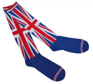 UK Flag Union Jack Knee High Fashion Casual Socks - Picture 1 of 1