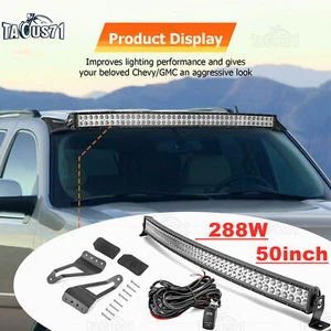 For Chevy Tahoe 2007-08 09 10 11 12 13 14 , 50'' LED Light Bar Roof Mounting Kit - Bild 1 von 10