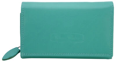 Leder Damen Geldbörse mit RFID-Schutz Groß Portemonnaie Brieftasche viel Platz - Bild 1 von 4