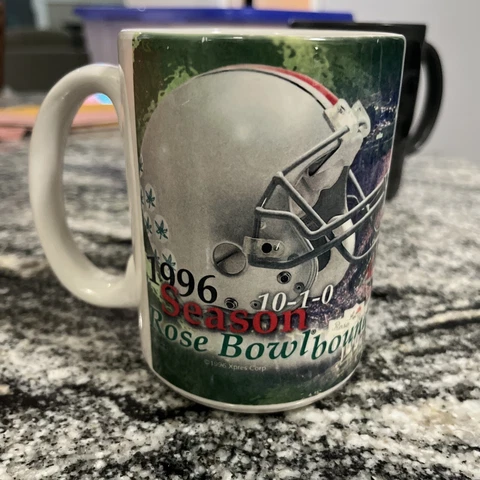 OHIO STATE BUCKEYES 1996 ROSE BOWL BOUND SOUVENIR COFFEE MUG CUP NCAA FOOTBALL Cover