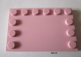 LEGO 6180 TILE 4x6 Pink Plate Belville 5810 5895 MOC B4