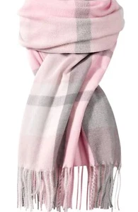 Winter Scarf for Women Long Plaid Shawls Wraps Cashmere Feel Blanket Pashmina - Picture 1 of 8