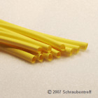 (0,65 EUR/m) 3,2 mm Schrumpfschlauch  2m gelb, 10 Stücke à 20cm