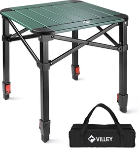 Folding Camping Square Table Carry Bag, Lightweight Aluminum Adjustable Square - Picture 1 of 12