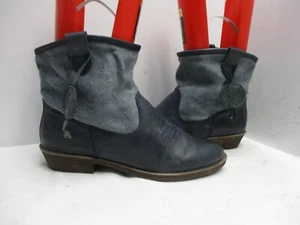 Botas al tobillo para mujer Coolway de cuero azul angustiado talla 41 EUR - Imagen 1 de 9