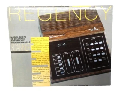 Vintage Regency R1070 Programmable Scanner Works Radio Receiver NOS - Image 1 of 4