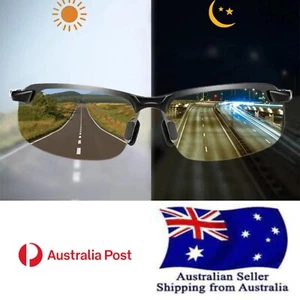 Photochromic Polarized Vision Mens Sunglasses / Changes colour for night driving - Picture 1 of 1