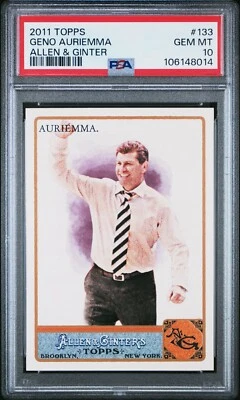 2011 Topps Allen & Ginter 133 Geno Auriemma Graded PSA 10 NCAA Basketball Coach - Image 1 of 2