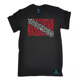 Camiseta de buceo divertida novedad para hombre - buzos de banderas - Imagen 1 de 26