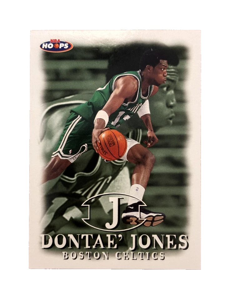 Excellent: Vintage 1998-99 NBA HOOPS Dontae' Jones Boston Celtics Trading Card - Image 1 of 2