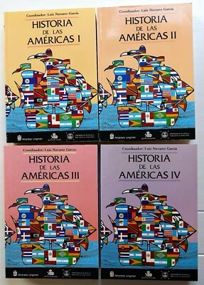 4 Vols. Complete. Historia De Las Americas by Luis Navarro Garcia, 1991 SC - Image 1 of 4