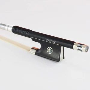 4/4 Carbon Fiber Violin Bow Natural Horsehair Handmade Fiddle Bow 105V - Picture 1 of 7