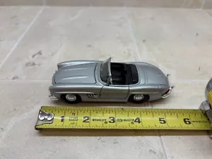 Guisval Mercedes Benz 300 SL Roadster Model in Silver/Grey Color - Picture 1 of 6