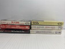 Lot Of 6- 1980’s Pop Single Cassettes Milli Vanilli, Inxs , Roxette