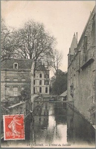 VENDÔME 41 Hôtel du Saillant CPA écrite à Mr Pierre TARDIEU avocat à Blois 1908 - Imagen 1 de 2