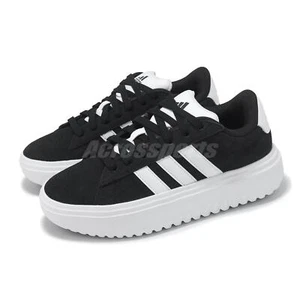 Adidas Grand Court Plataforma Núcleo Negro Nube Blanco Mujer Zapatos Informales IE1102 - Imagen 1 de 8