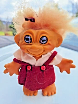 Vintage 8” Uneeda Good Luck Wishnik Troll - Image 1 of 3