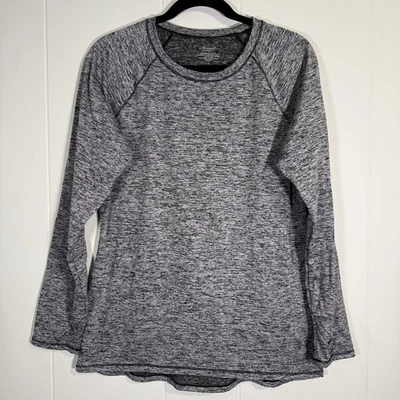 Camisa térmica Cuddl Duds para mujer Climate derecha manga larga GRANDE gris jaspeado Foto 1 de 4