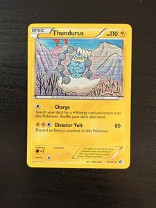 Pokemon Thundurus Holo Legendary Treasures 50/113 LP - Imagen 1 de 2