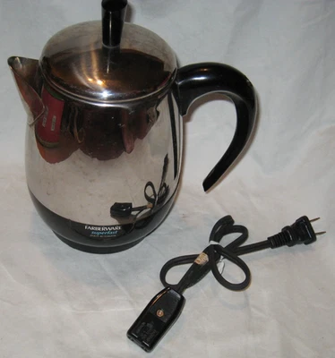 Farberware Superfast FCP240-A Cafetera Eléctrica Percoladora Acero Inoxidable Foto 1 de 4