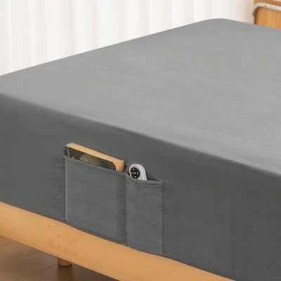 Twin XL Fitted Sheet Only - Premium 1800 Super Soft & Cozy XL, Dark Gray  - Image 1 of 4