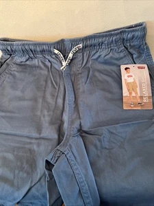LEVI'S Boys Relaxed Drawstring Waist Long Shorts - Blue - Kids L (10/12) - NEW! - Picture 1 of 9