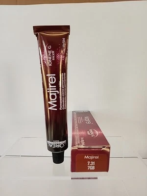 Tinte de cabello L'Oreal Majirel 7,31/7 GB color permanente nuevo en caja Foto 1 de 2