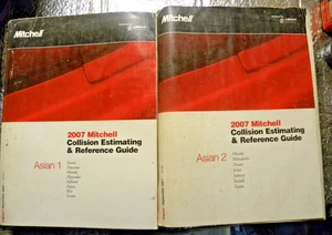 Mitchell Collision Estimating Guide Manual Asian Jan 2007 Books 1 & 2 - Picture 1 of 8