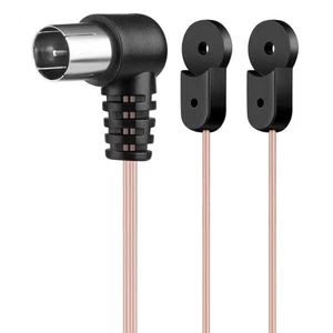 Antena dipolo FM hembra conector enchufe receptor de radio de audio estéreo, dipolo FM - Imagen 1 de 7