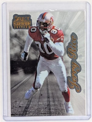 Jerry Rice 1996 Select Certified Premium Stock #62 HOF 49ers - Image 1 of 2