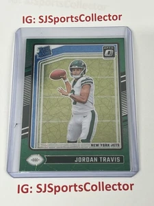 2024 Panini Donruss Optic - Rated Rookie Jordan Travis #260 Green Velocity Prizm - Picture 1 of 2