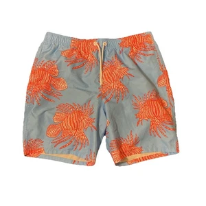 Abercrombie & Fitch Badehose Extra Large XL Fischmuster blau rot Badeshorts - Bild 1 von 8