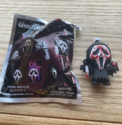 Nuova borsa figure Ghost Face Bloody clip serie 1 spirito Halloween esclusivo urlo - Immagine 1 di 4