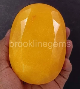 Berilo Amarillo Certificado 3288 Ct - Piedra Preciosa Natural Ovalada, Origen Brasil 5ARK - Imagen 1 de 9