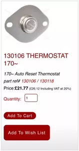 JLA ADC Thermostat 106 - Picture 1 of 2