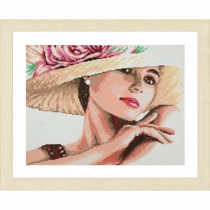 Lanarte Diamond Painting Kit: Lady with Hat - Picture 1 of 1