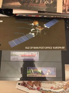 ISLE OF MAN Stamps Mint EUROPA 1988 Transport & Communications Presentation Pack - Picture 1 of 3