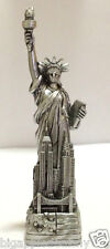 4" Statue of Liberty Figurine w.Flag Base Souvenir from New York City SKYLines