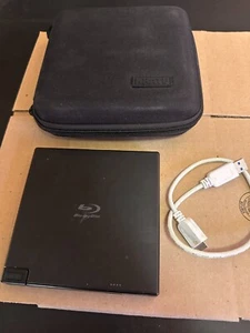 Pioneer Electronics BDR-XD07B 6x Slim Portable USB 3.0 BD/DV+ Case and USB Cable - Afbeelding 1 van 4