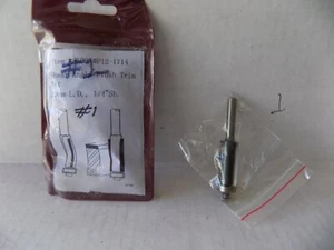 ROUTER RECORTADORA AL RAS DE ÁNGULO DE CORTE BIT POR MLCS #5509 VÁSTAGO DE LOTE ANTIGUO 1/4 - Imagen 1 de 3
