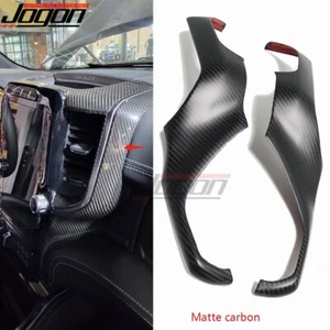 Matte Carbon Navi Air Vent Side Cover For Dodge RAM 1500 TRX Off-Road 2019-2024 - Picture 1 of 10