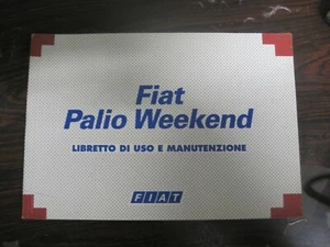 LIBRETTO USO E MANUTENZIONE FIAT PALIO WEEK END ANNO 1997 - Picture 1 of 2