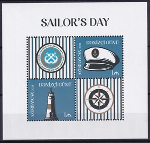 Foglio MNH giorno dei marinai Azerbaigian 2024 - Foto 1 di 1