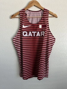 Nike Pro Elite Qatar Aeroswift Running Racing Track & Field Singlet Size Medium - Picture 1 of 6