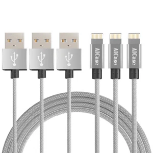 Braided Fast Charger USB to iPhone Charging Cable for iPhone 14 13 12 11 Pro Max - Picture 1 of 15